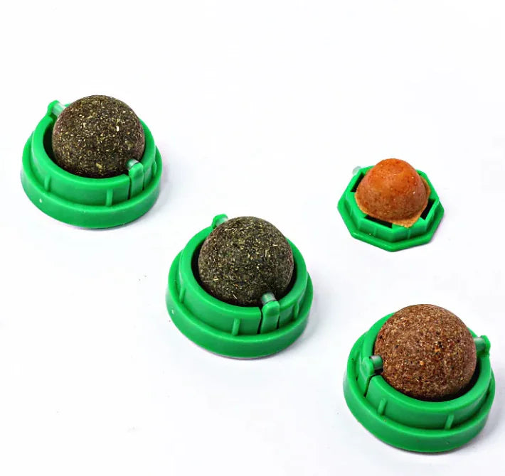 Balle Catnip Chat - Jouet Stimulant Herbe à Chat