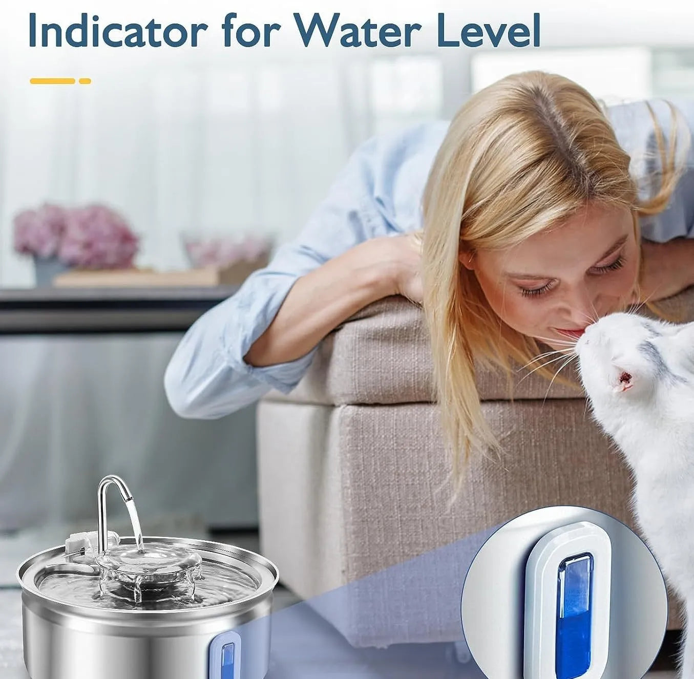 Distributeur d'Eau Animaux Robinet Inox - Hydratation Premium