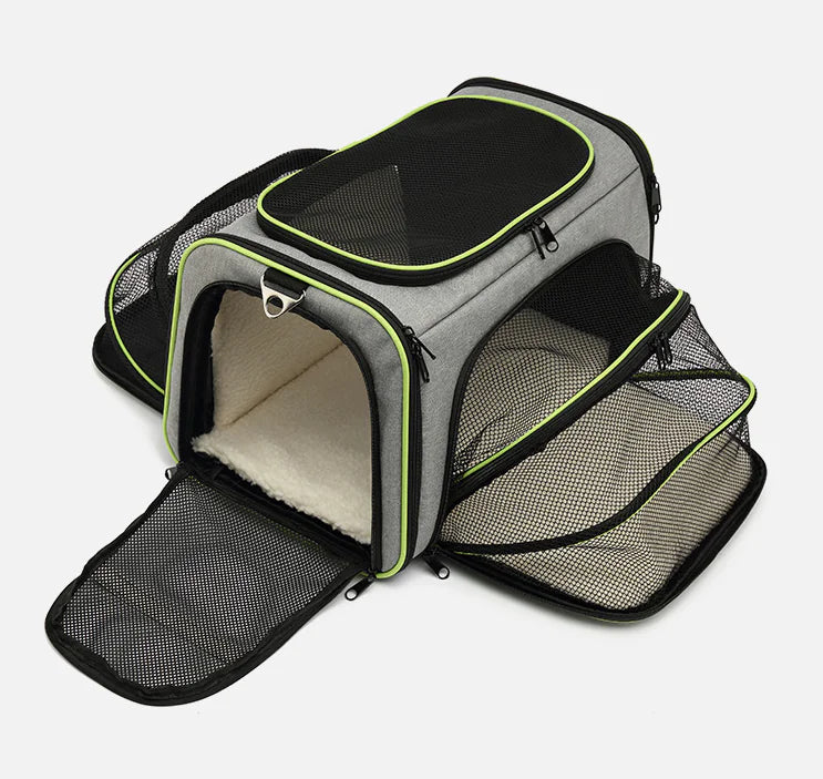 Sac de transport pliable à une épaule pour animaux de compagnie