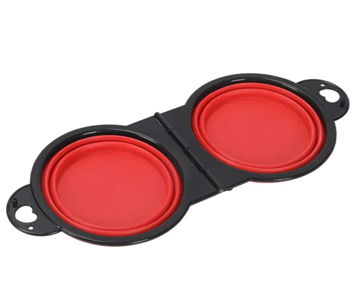 Bol Pliant Silicone Chien - Portable Voyage Extérieur