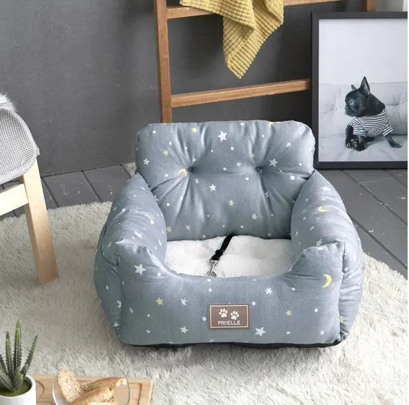 Housse de Siège Auto pour Chiens - Lit Douillet Teddy