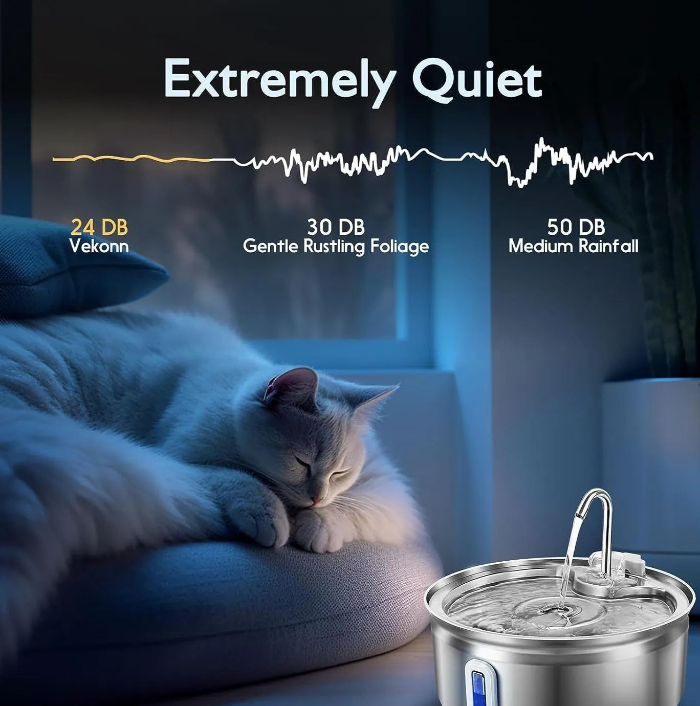 Distributeur d'Eau Animaux Robinet Inox - Hydratation Premium
