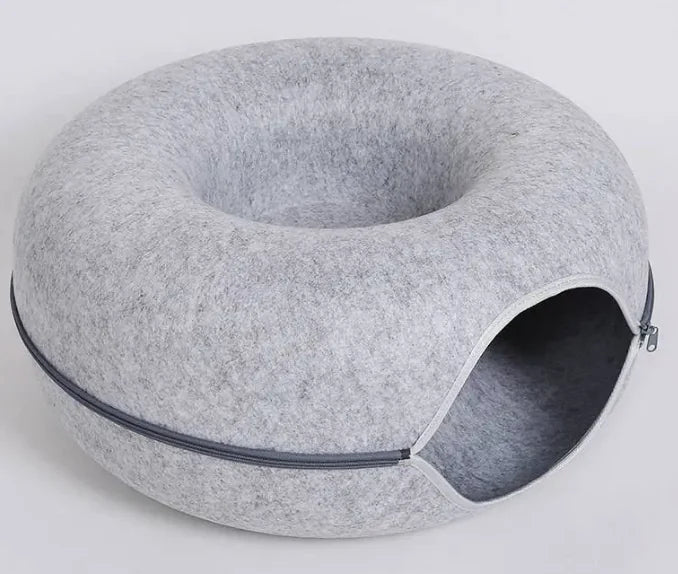 Nid pour Chat Rond en Feutre Disponible Toute l'Année